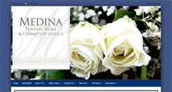 Desktop Screenshot of medinafuneralhome.com